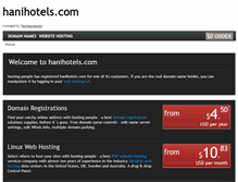 Tablet Screenshot of hanihotels.com